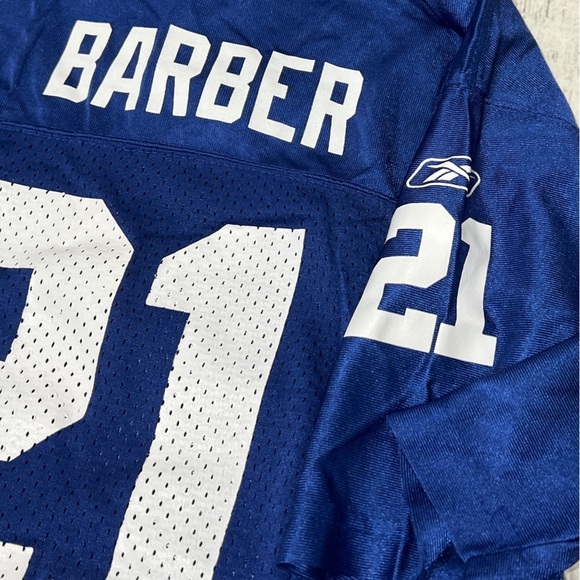 Tiki Barber New York Giants NFL Football Reebok Youth Boys Kids Jersey - Picture 3 of 5